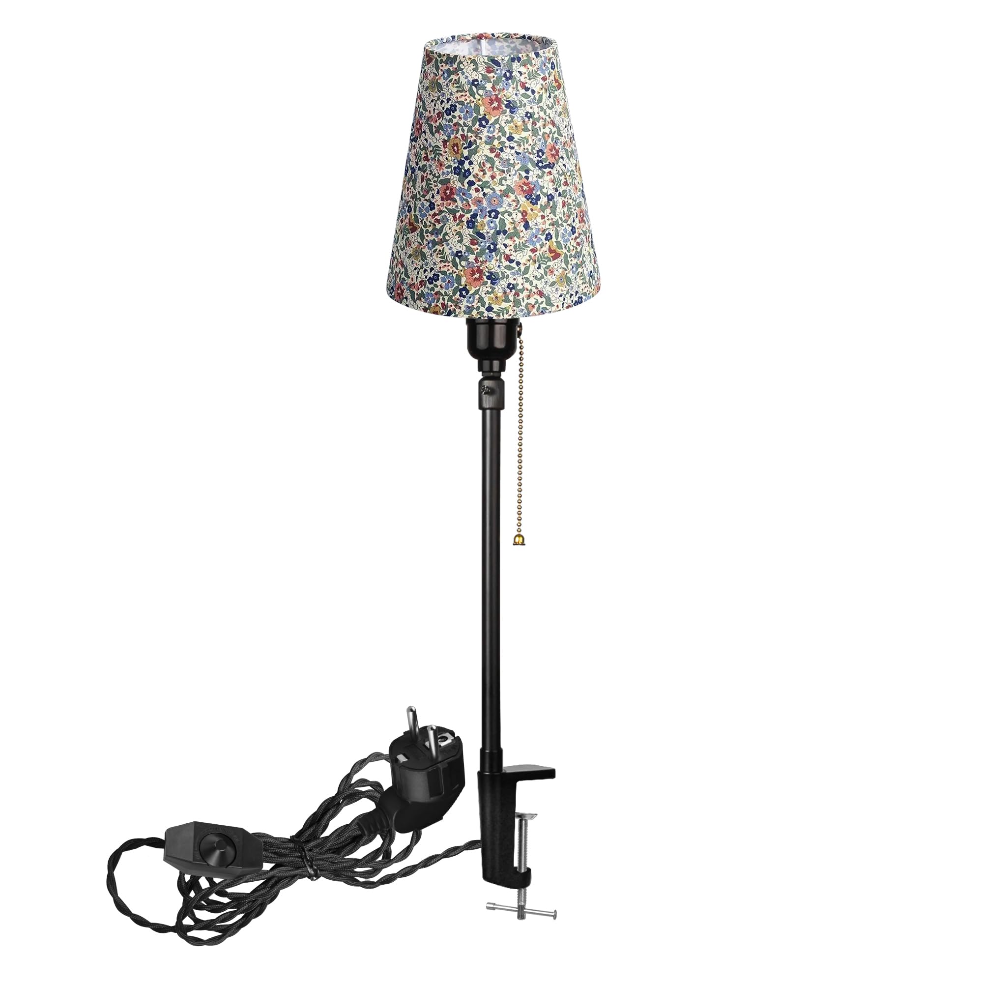 Modern Klemmleuchte,1 Packung Leselampe mit 2,5 m Kabel, Dimmbar Nachttischlampe,Augenpflege Schreibtischlampe für Heimgebrauch Büro, E27 Lampenhalterung - DZ0375D