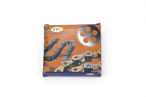 Miniatura 9 de Cadena de bicicleta de una sola velocidad 1 velocidad Cadenas de bicicleta 12 "x 18" x 104 eslabones