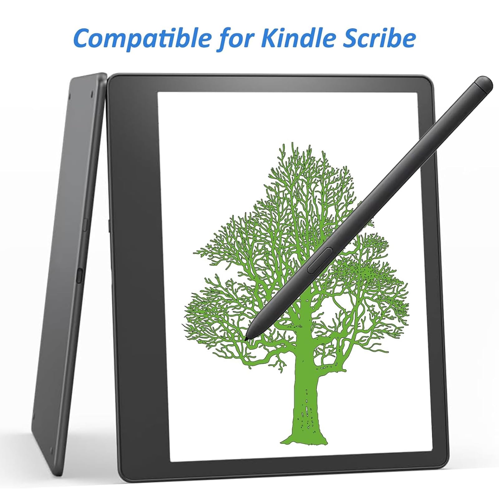 Nieuwe Amazon Kindle Scribe Premium Pen, Strak Stylusontwerp Met Verbeterde Gum Metallic Jade 1152989738