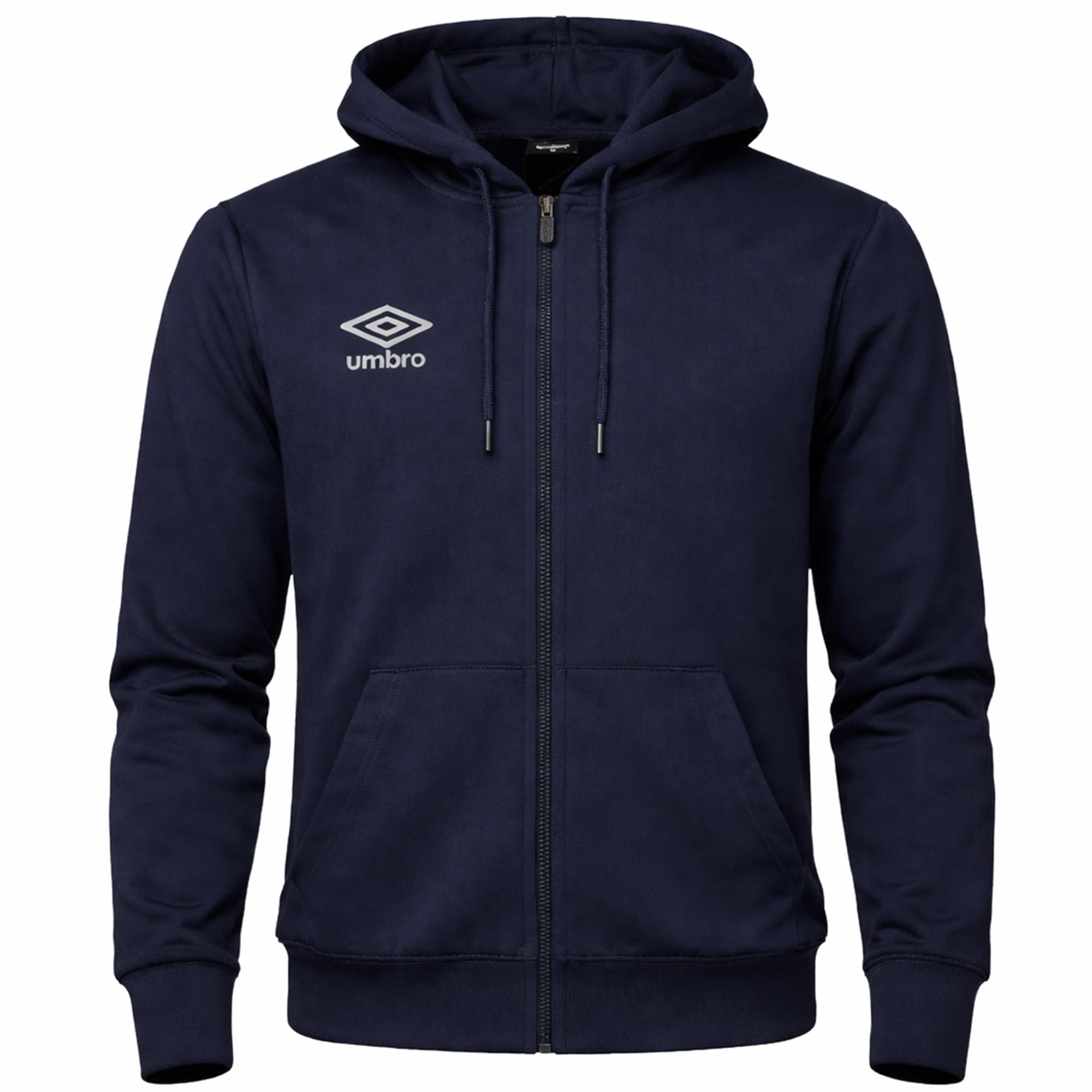 Umbro - Sweat à Capuche Homme, Fermeture zippée intégrale, Poches Kangourou, Coton Doux, Coupe Confortable, Sweat Sport et Casual