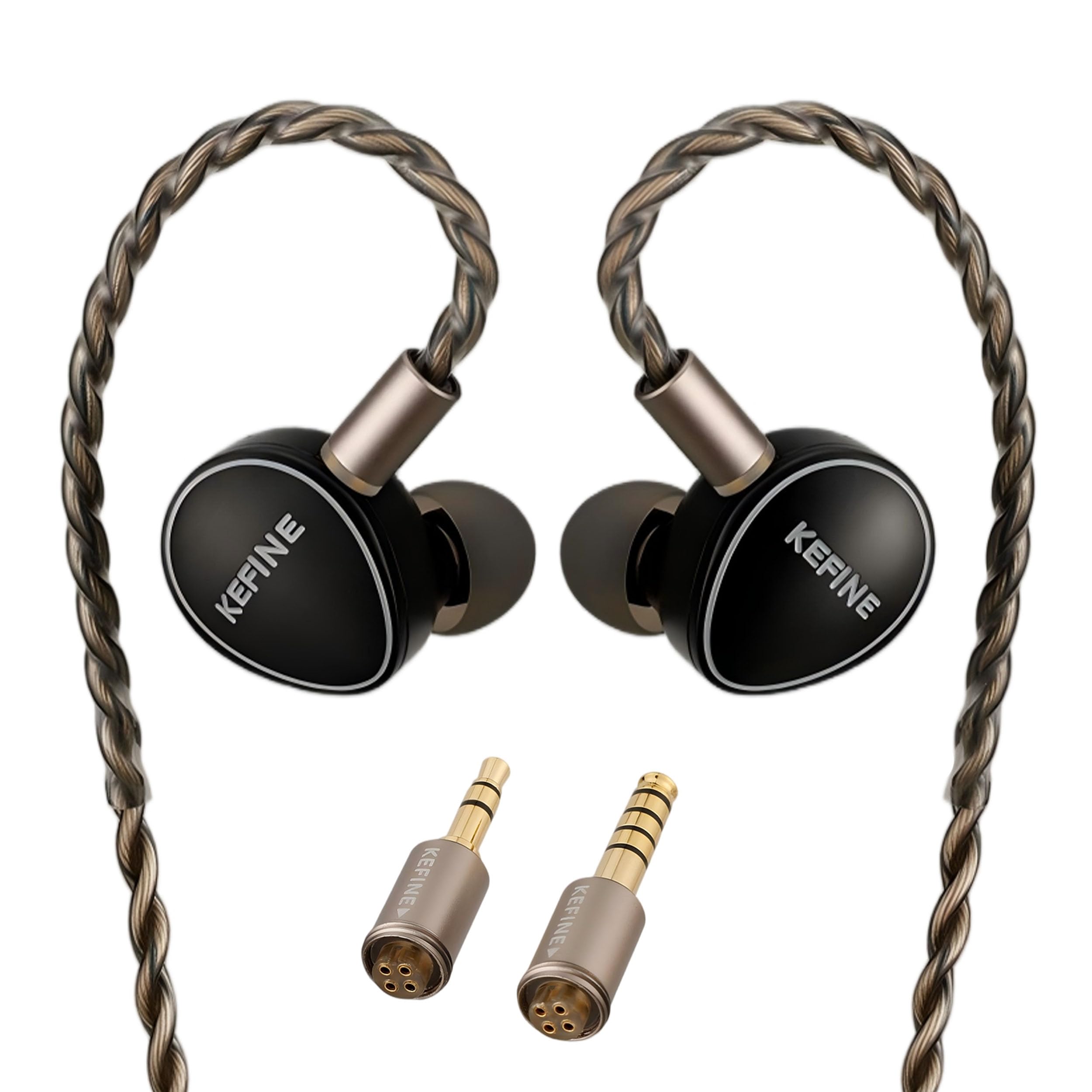 KGUSS Quatio 2DD+2BA ハイブリッド イヤホン Amazon.co.jp: Quatio 2DD+2BA Hybrid Earphone Wired Monitor IEM In