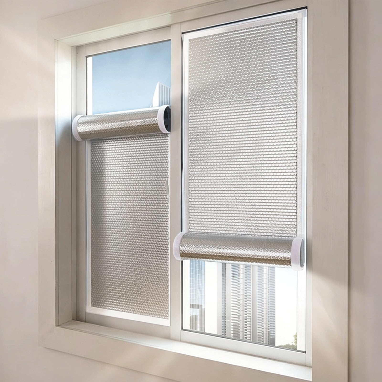 Heat-Blocking Window Film, Full Blackout/Privacy Protection