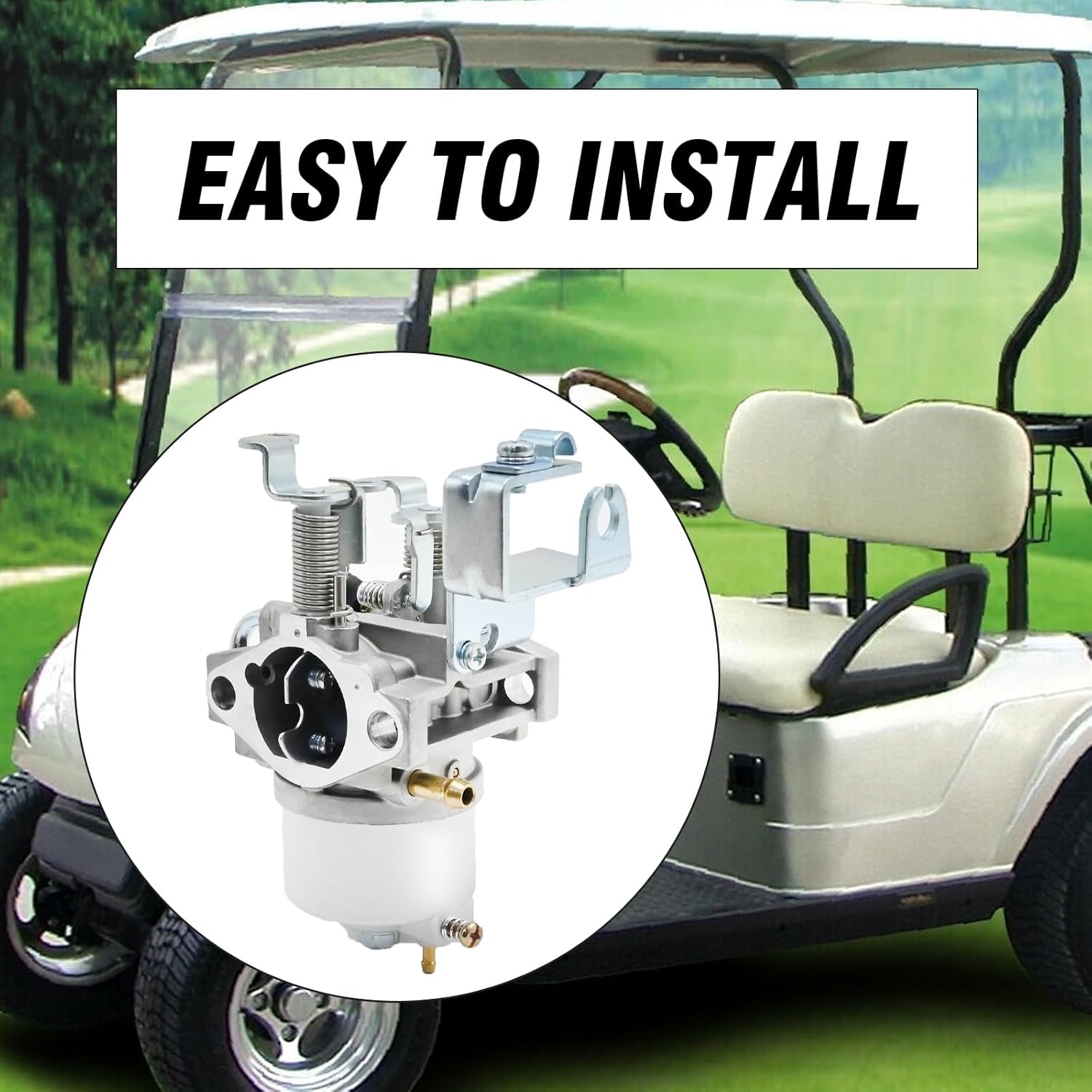 Anxingo JR6-14101-00 Carburetor Replacement for Yamaha Golf Cart G22-G29 Drive 4-Cycle Gas Car 2003-2021 Replace JR6-141001-01 JR6-14102-00 520-185 17560 13351