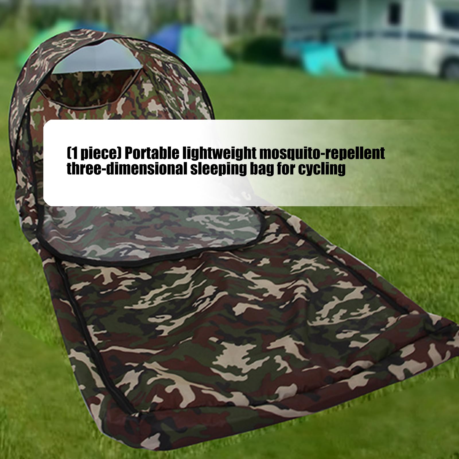 Funda para saco de dormir portátil, ligera, aislada, para camping, para viajes al aire libre, senderismo, fácil de usar, portátil, ligera, aislada, funda para saco de dormir