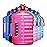 SLUXKE 1 Gallon Water Bottle with Time Marker BPA Free Motivational, 128oz Leak Proof Water Bottle Jug with Handle and Straw Pink