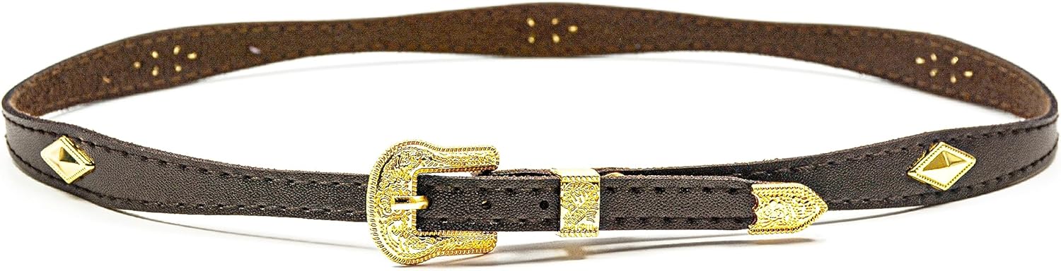 Keilin Leather Hat Bands for Women and Men Adjustable Scalloped Western Hat Bands for Cowboy Hats Fedora Hats Straw Hats