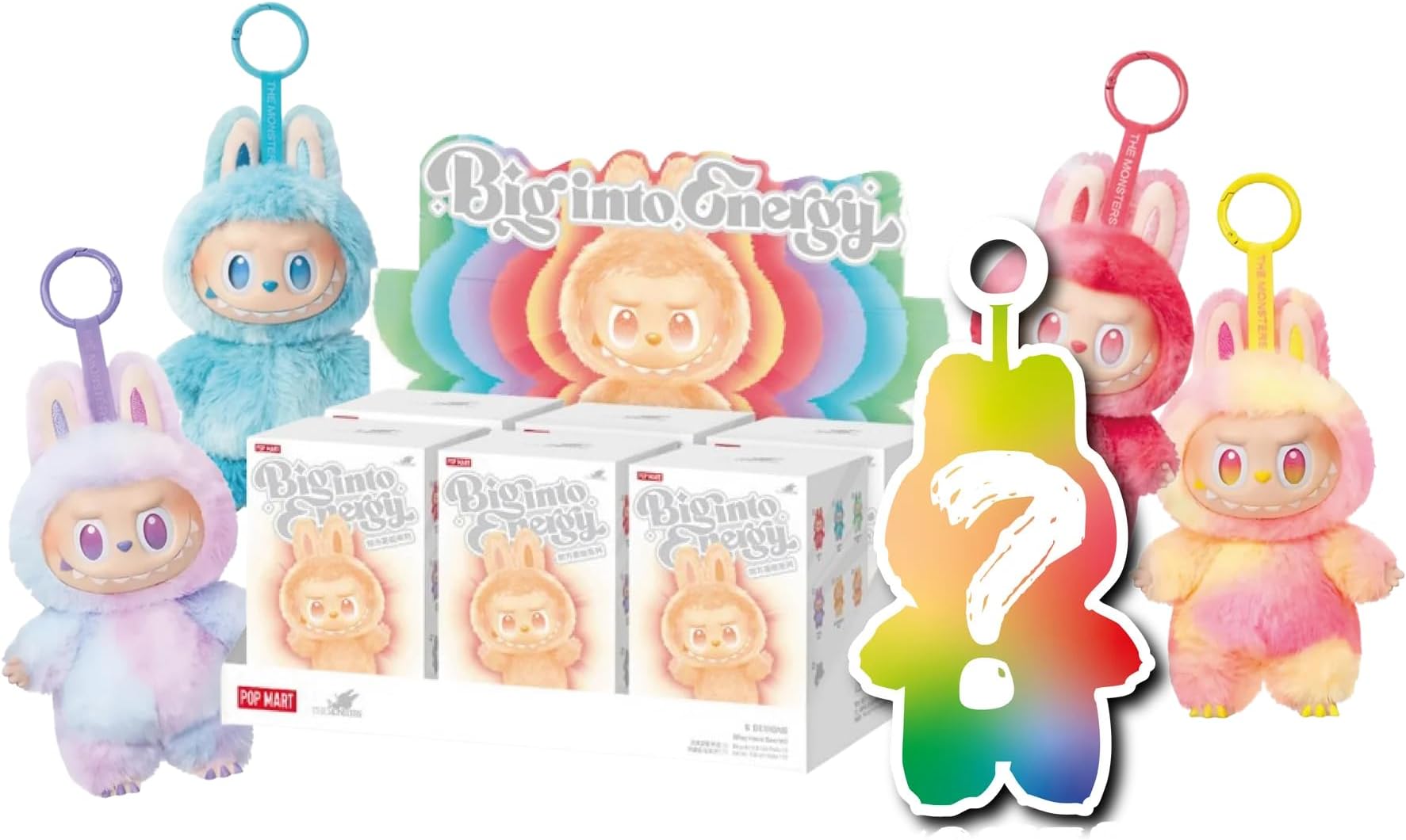 Labubu Plush Doll Collection , Colourful Soft Toys Series ( Multicolor) Collectible Toys