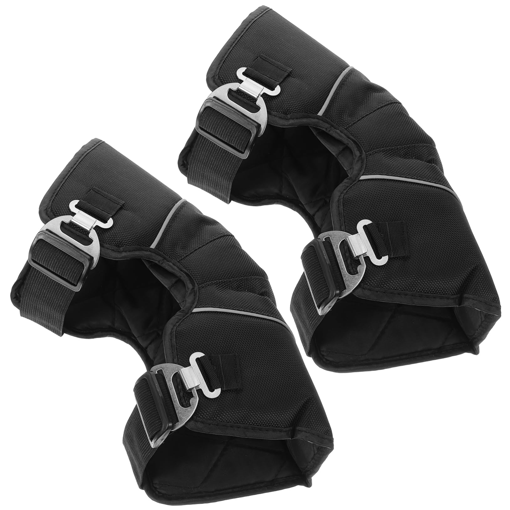 Beavorty 6piezas Rodilleras Ajustables Para Ciclismo y Protección Rodillas Fabricadas Material Para Actividades Al Aire
