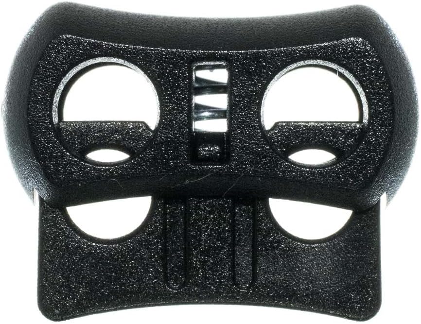 Paracord Planet Dual Circle Cord Lock Plastic Spring Stop Toggle – Dual Lock for 1/8 inch Cord - Image 3
