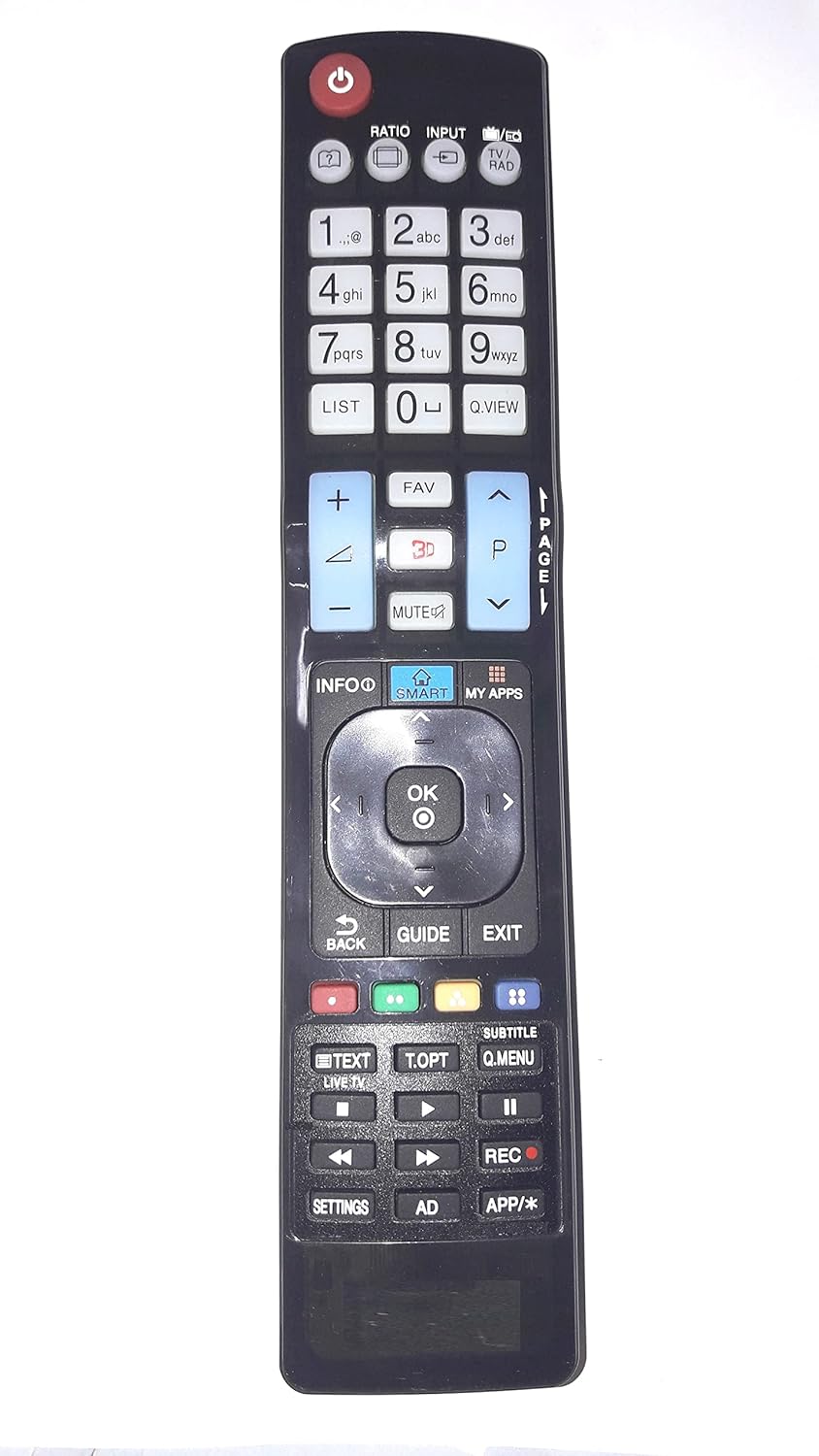 PMRK BEST IN BEST Remote Compatible for LG LED/LCD TV (Black Remote with Full Working PMRK BEST IN BEST Remote Compatible for LG LED/LCD TV (Black Remote with Full Working