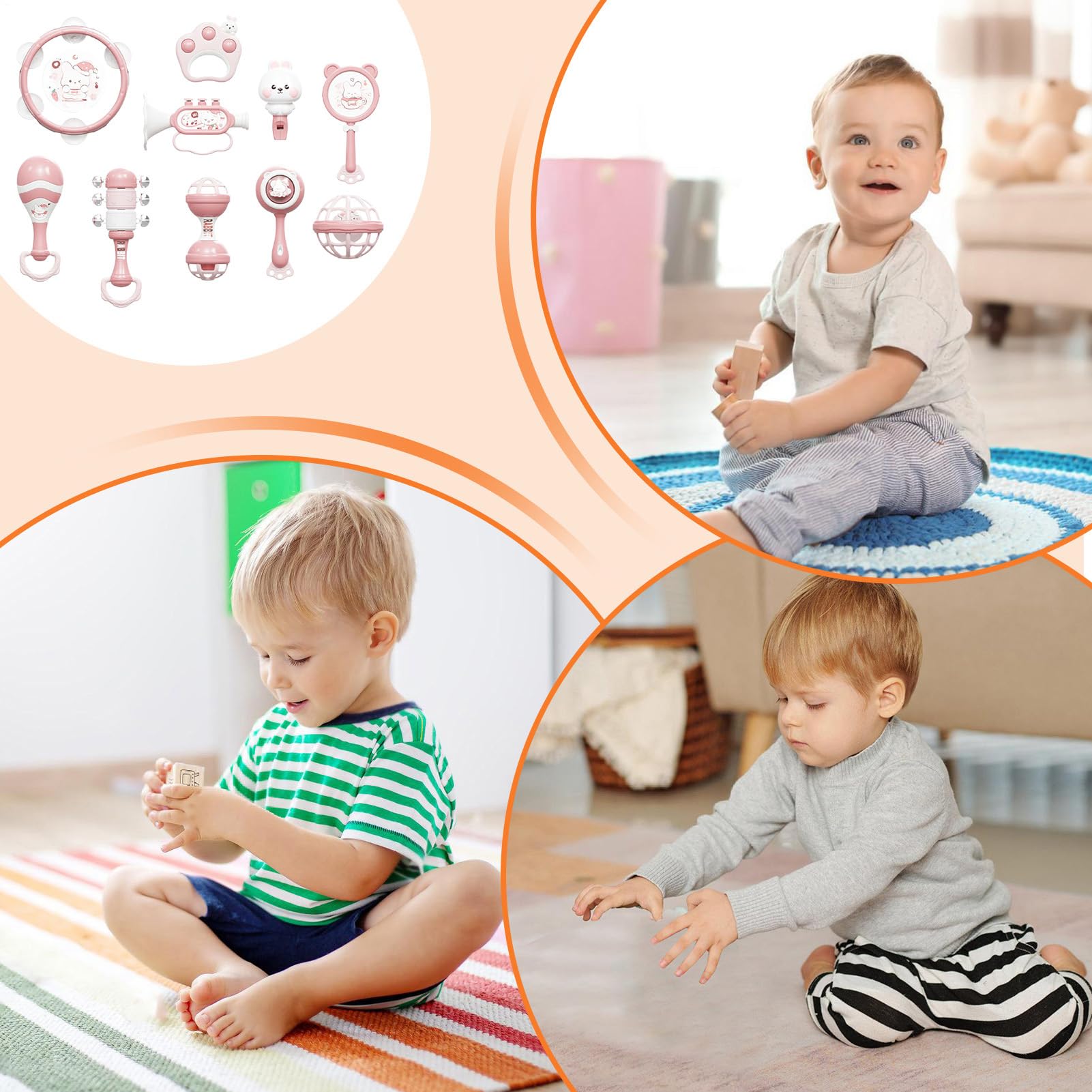 Strumenti musicali per bambini, giocattolo musicale a percussione per bambini