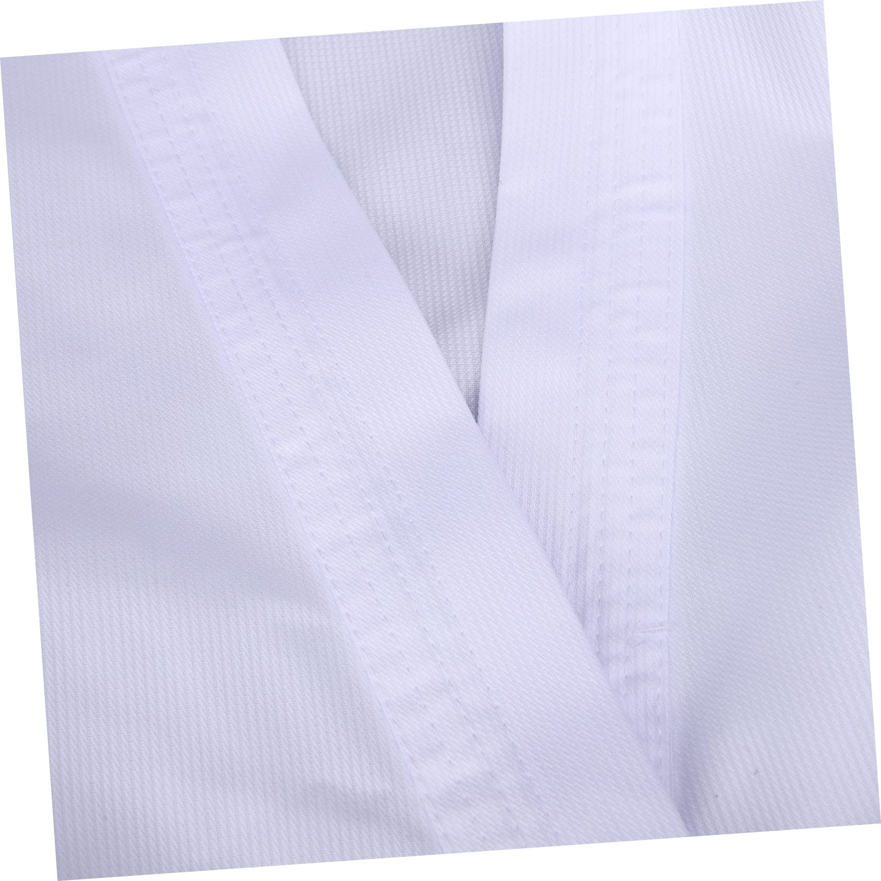 COLLBATH Uniforme de Entrenamiento de Karate para Adultos en Poliéster Blanco, Conjunto Práctico y Conveniente para Competencia y Entrenamiento