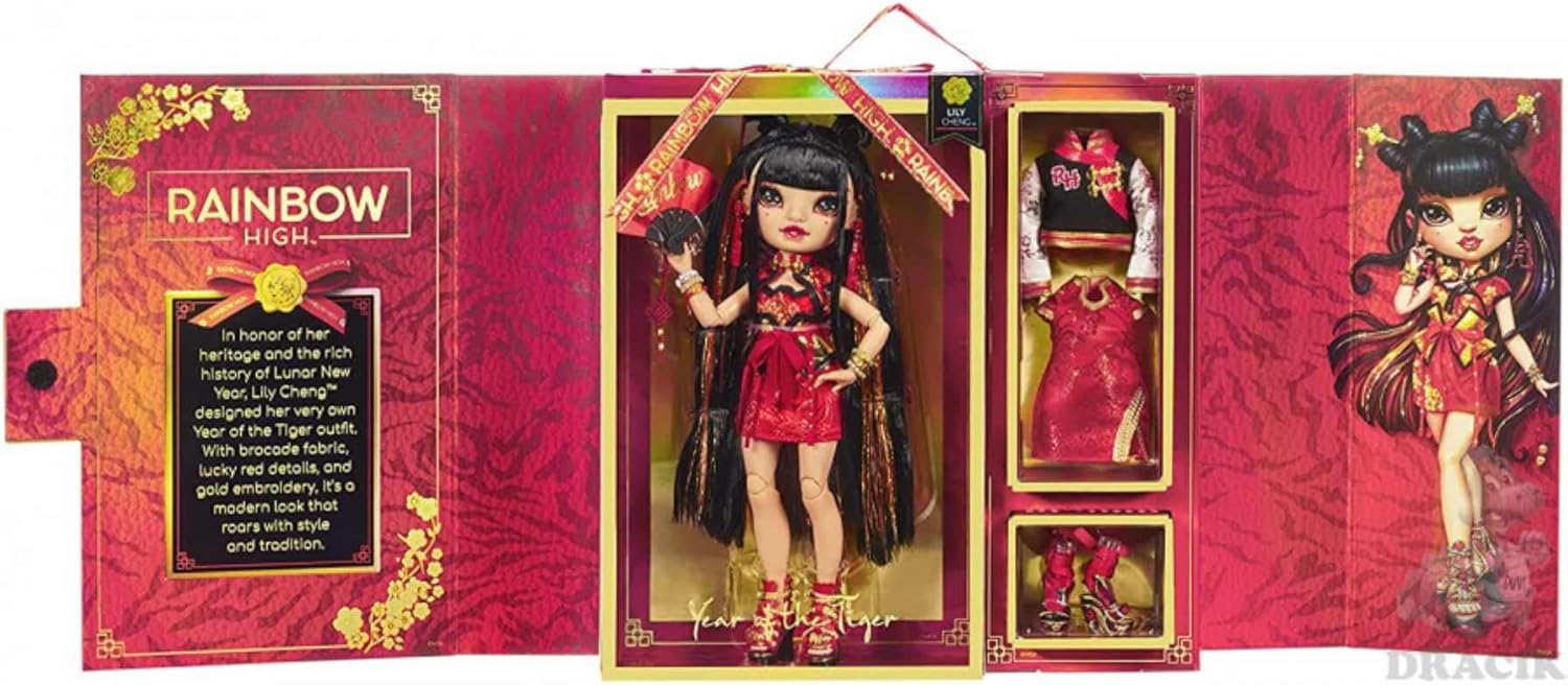 Rainbow High Year of The Tiger Lily Cheng Collector Doll 11 pouces