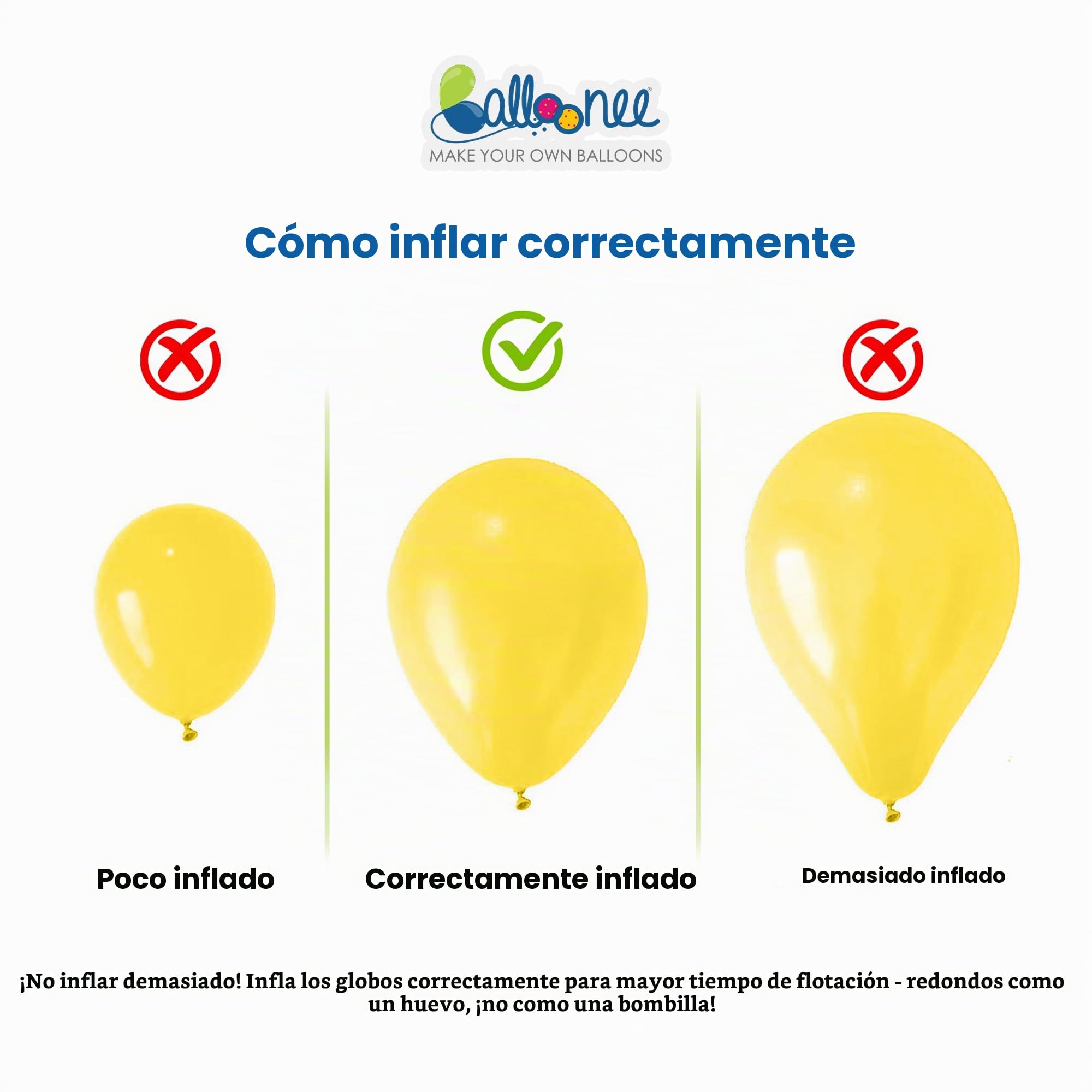 Balloonee Jumbo - Kit de helio desechable para fiestas (bombona de gas helio para aprox. 50 globos, 400 litros de gas helio para llenar globos de látex y aluminio), ideal para decoraciones de