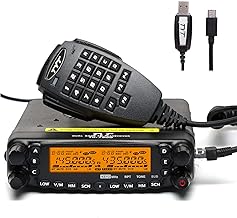 TYT TH-7900 Mobile Radio 50W Dual Band VHF/UHF Vehicle Transceiver with Cable