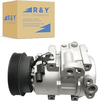 ضاغط تكييف الهواء وقابض مكيف الهواء للسيارات RYC AEG371 يناسب كيا فورتي 2.0 لتر و2.4 لتر 2010، 2011، 2012، 2013؛ يناسب كيا فورتي كوب 2.0 لتر و2.4 لتر 2010، 2011، 2012، 2013