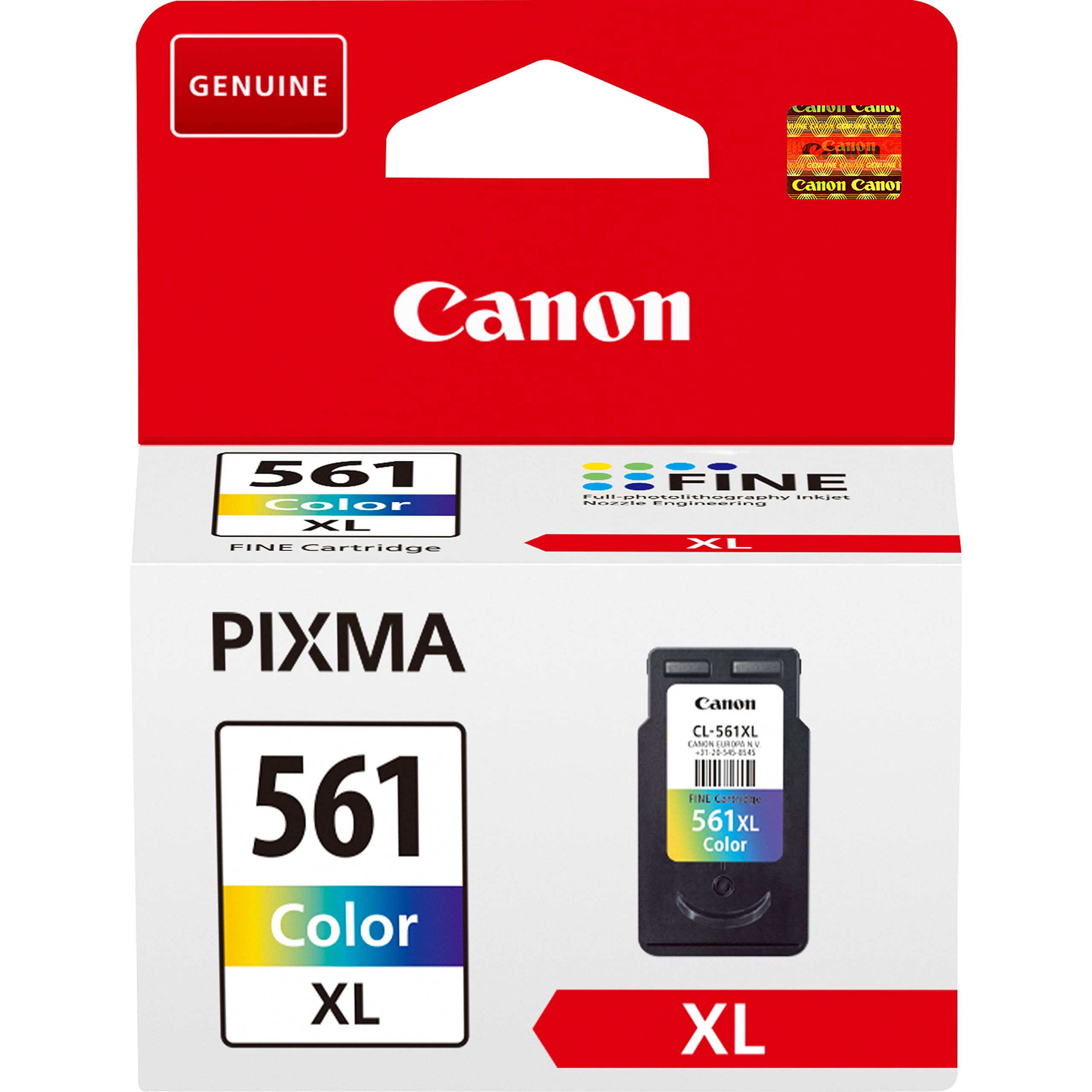 Canon Originaltinte CL-561XL, Größe XL, Farbe, Recyclebare Verpackung
