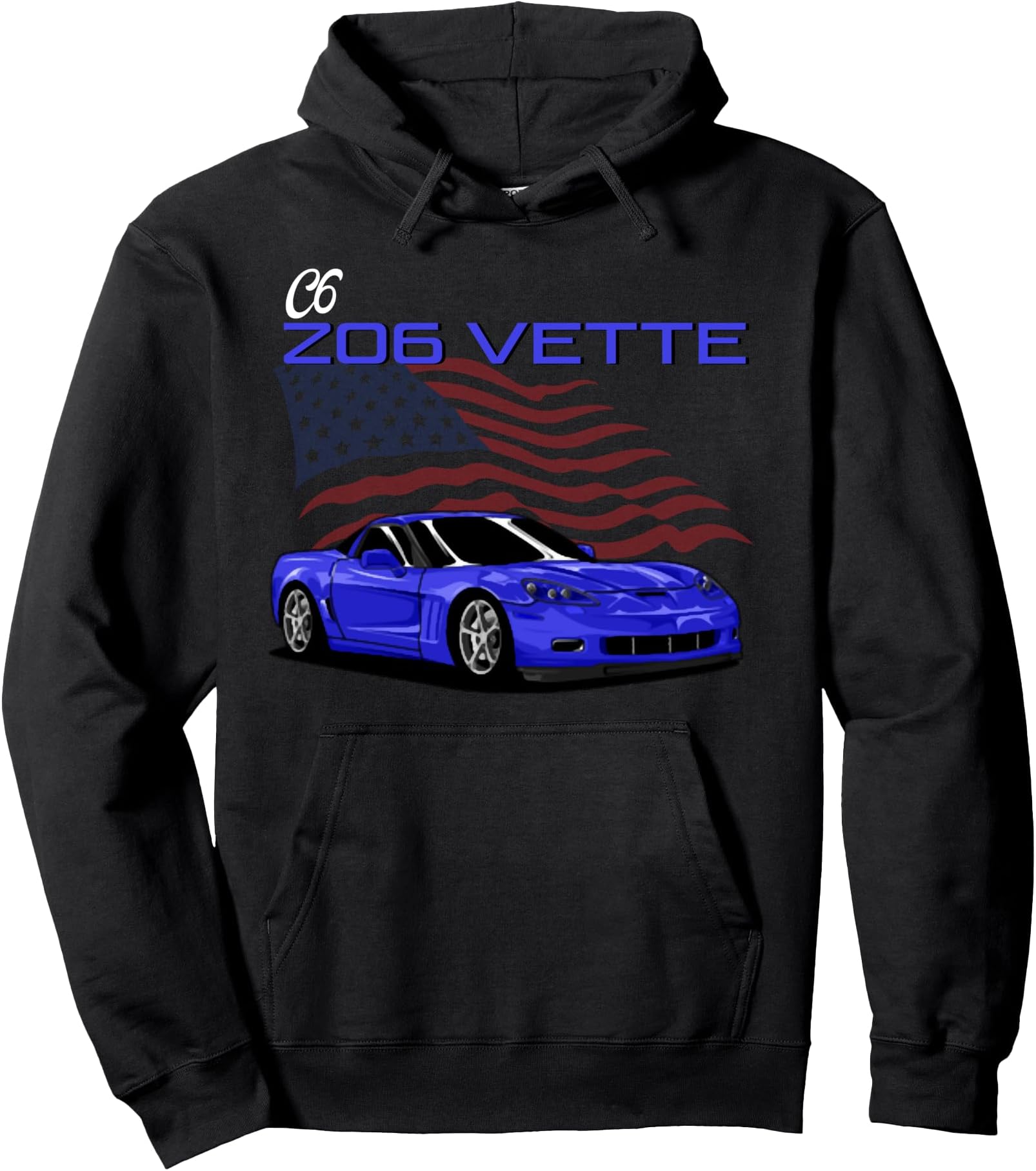C6 z06 vette ZR1 sport cars Pullover Hoodie