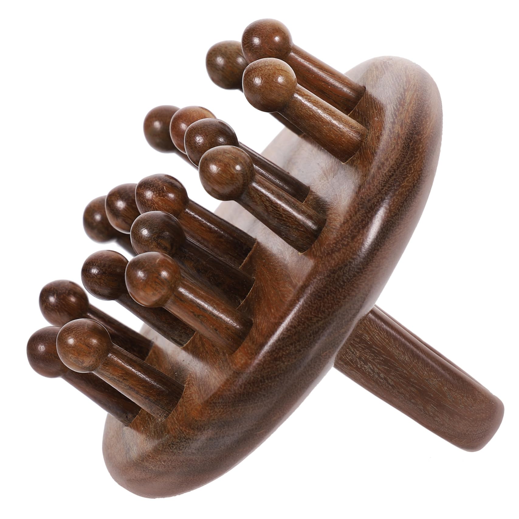 3 Piezas Peina de Madera para Masaje Peina Desenredante de Dientes Anchos Diseño Compacto y Ligero para Tipo de Cabello y Texturas