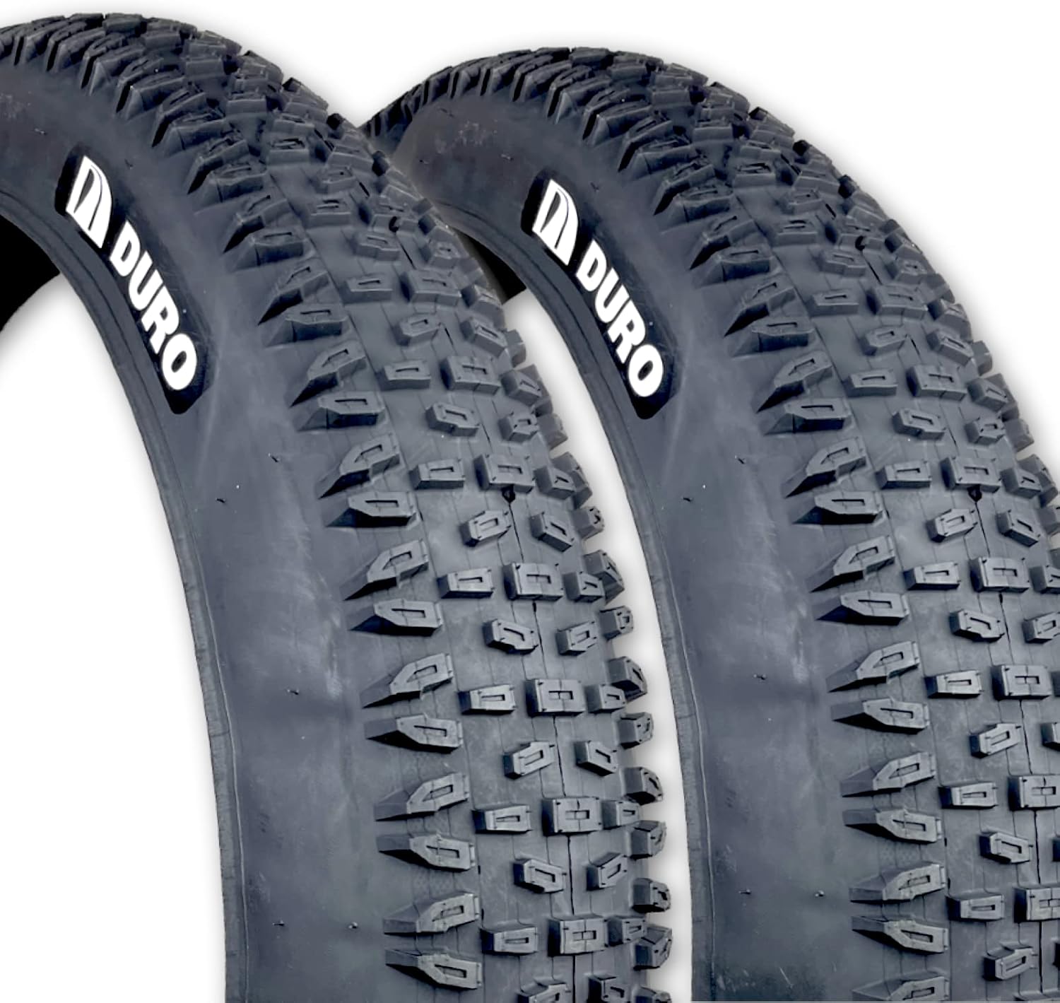 Two Duro Crux 29x3.25 Fat Bike Tires, Tubeless Ready with Folding Beads - 29+ Mountain Bike Tires