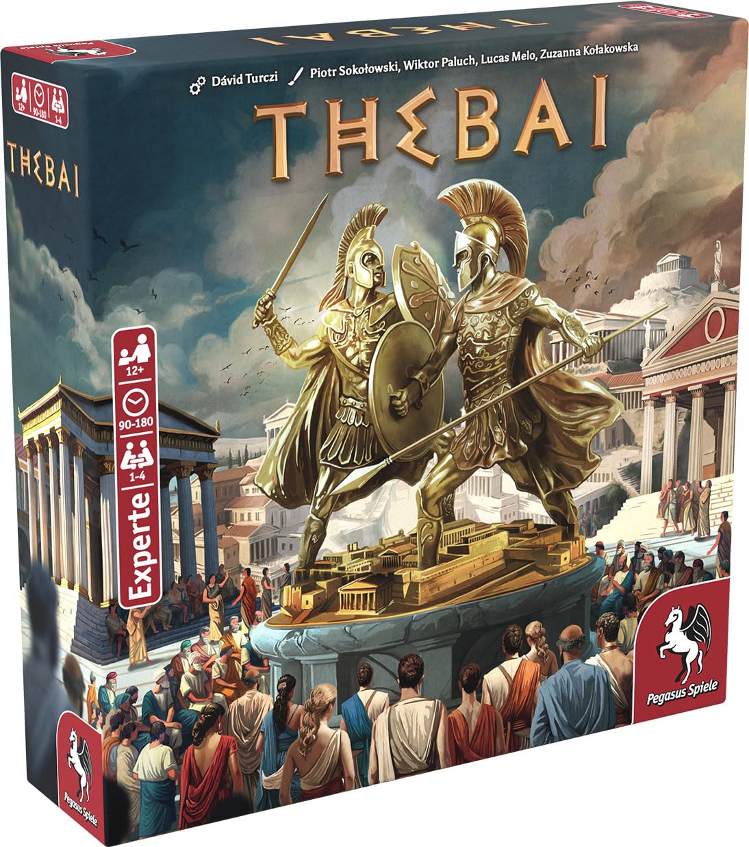 Pegasus Spiele 56220G - Thebai Brettspiel für Experten