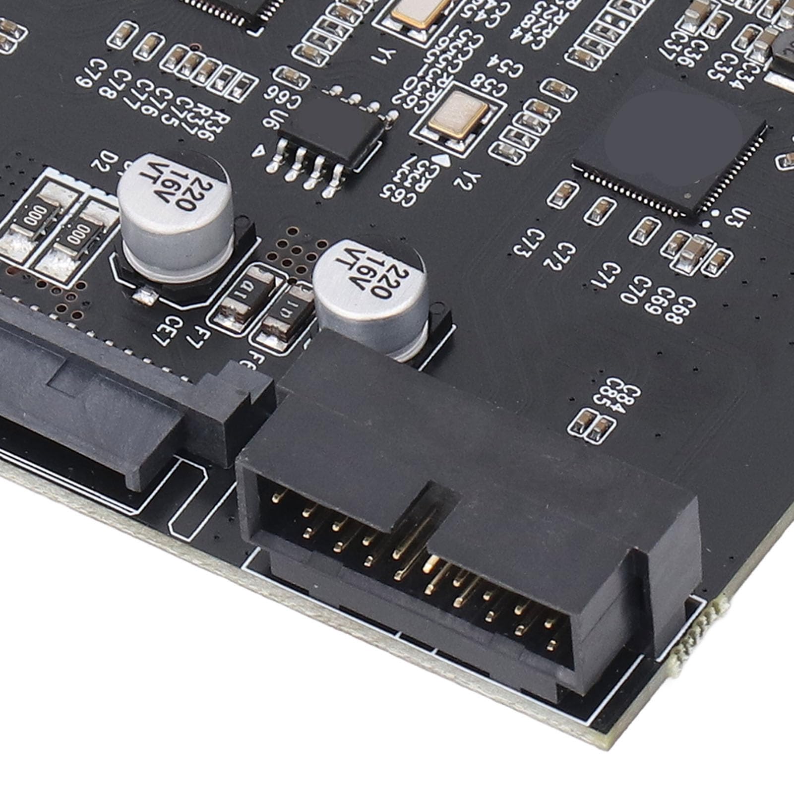 Karta PCIe typu C i typu A na USB 3.2 Gen 2 - 20 Gb/s z 19-pinowym komputerem stacjonarnym