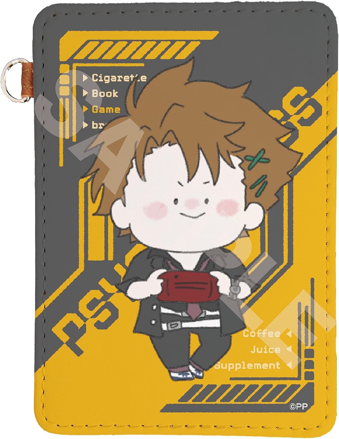Psycho Pass Psychopath Chiru Colle Hidesei Leather Pass Case 04