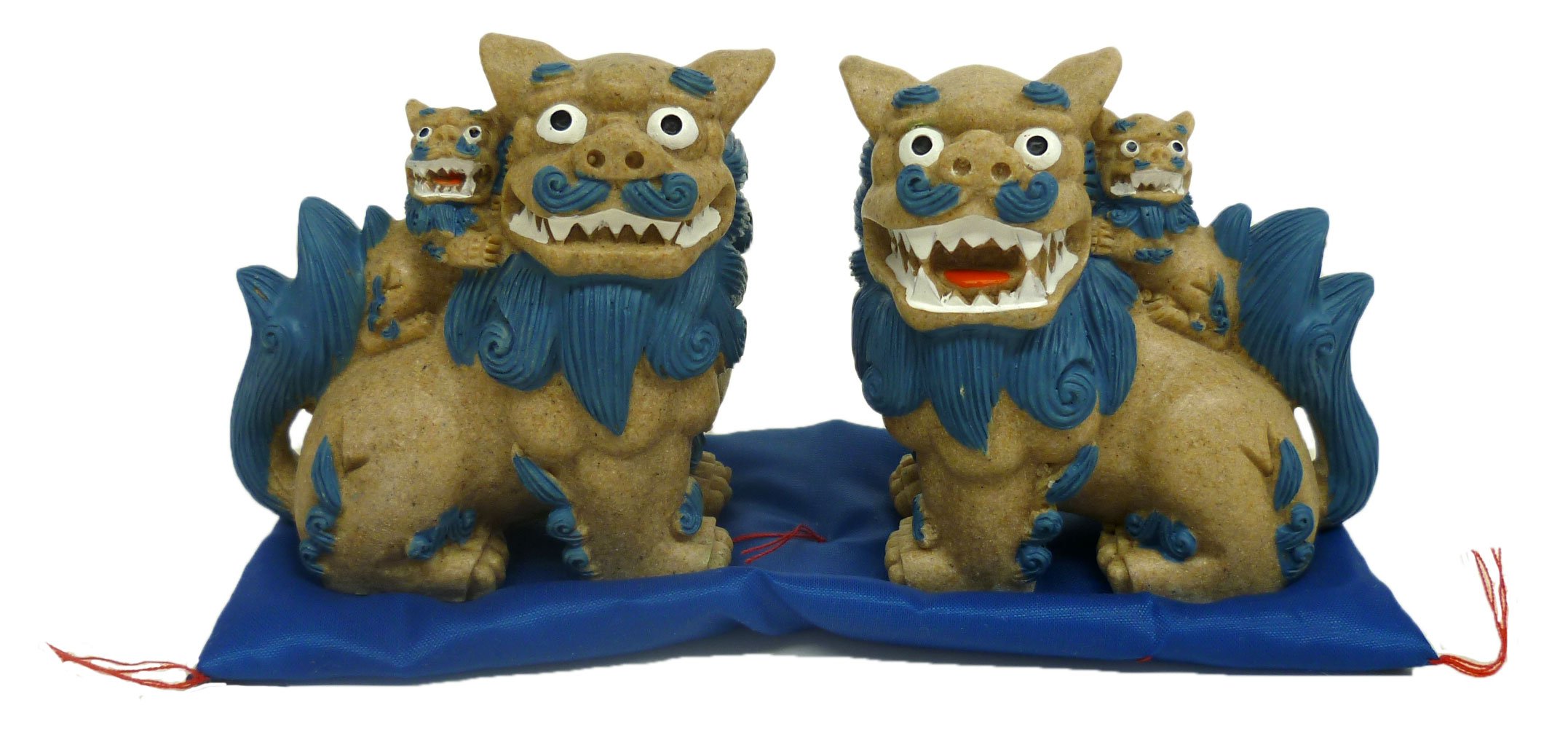 シーサー様10本 Amazon.co.jp: [dhiuebc] 狛犬 置物 獅子 シーサー玄関 M 神棚