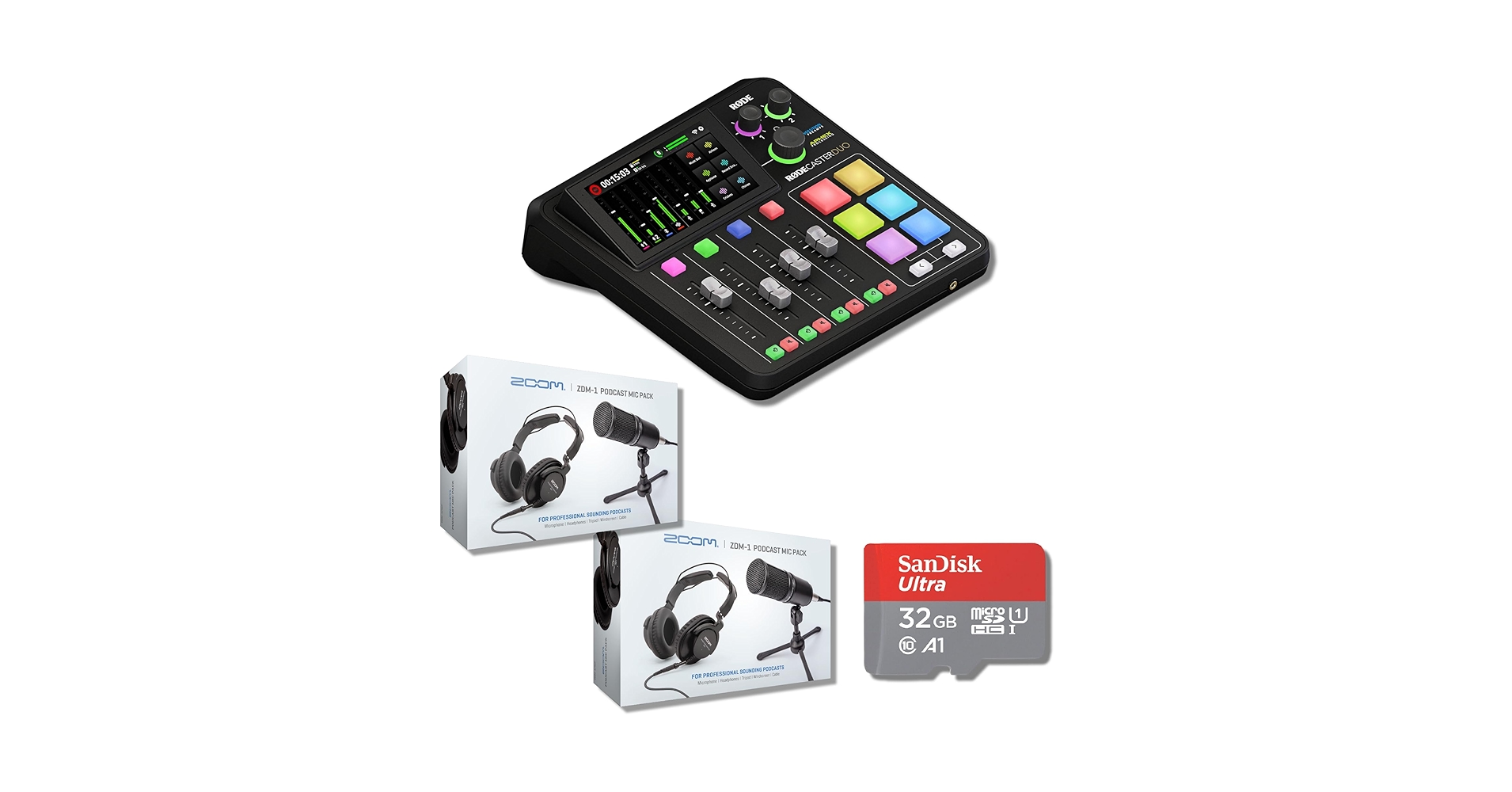 RODECaster Duo オーディオミキサー RODE RODECaster Duo Streaming Mixer | Music & Arts