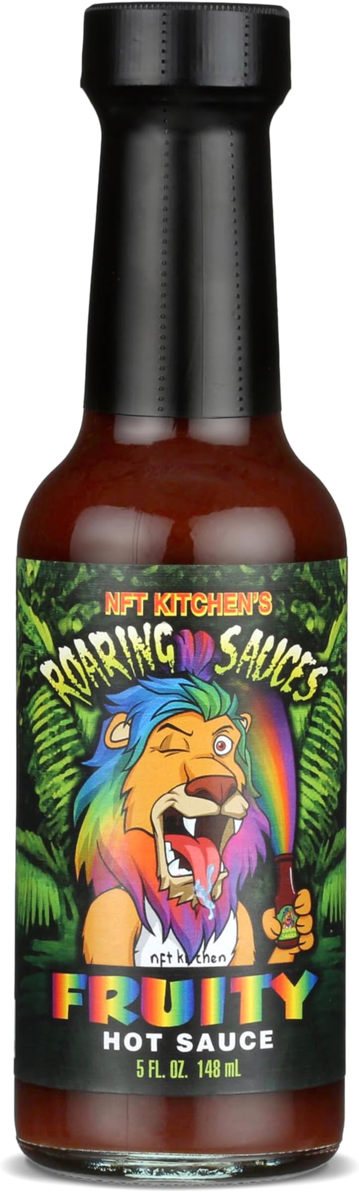 Roaring Sauces - Fruity Hot Sauce-Delicious Peach Sweet Heat Hot Sauce, Gluten Free, Nut Free, No High Fructose Corn Syrup, 5.00 Fl Oz
