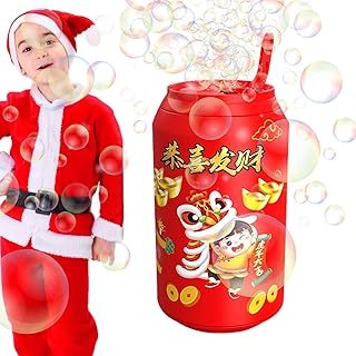 fazer bolhas - Brinquedo soprador bolhas ano novo chinês para festas | Pomoldar brinquedos portáteis para fazer bolhas com luzes coloridas para festas ao ar livre, presente Canian