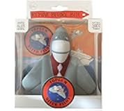TOPGUM Biter Pilot Airplane Teething Toy 100% Natural Havea Rubber