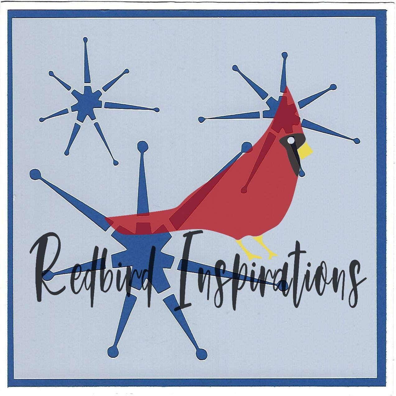 Redbird Inspirations Original Stencil, 6x6 Inch, 50's