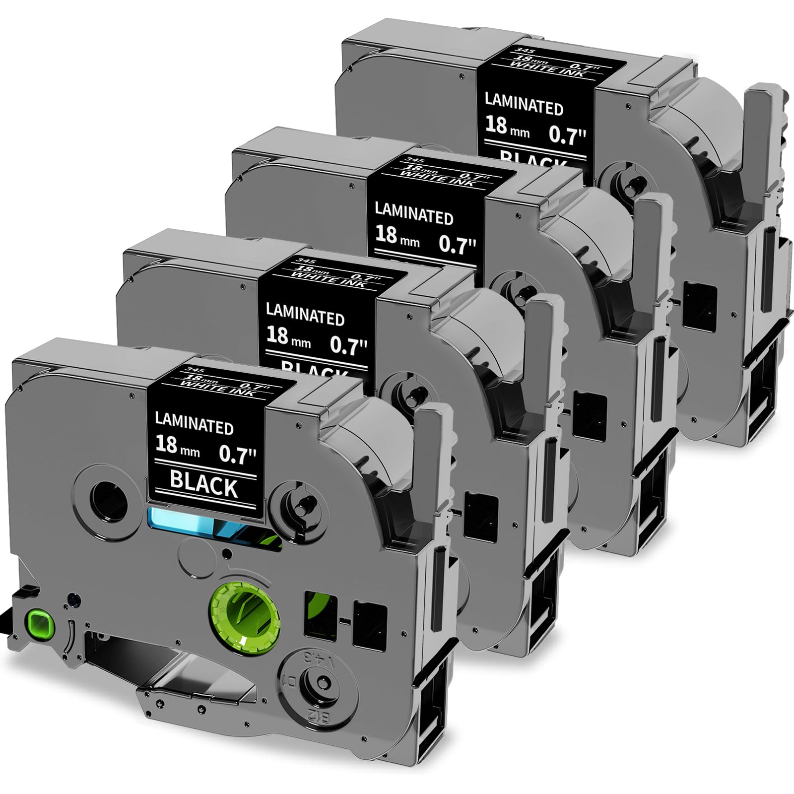 Amazon.com: Oozmas Compatible 18mm Label Tape TZe-345 Replacement