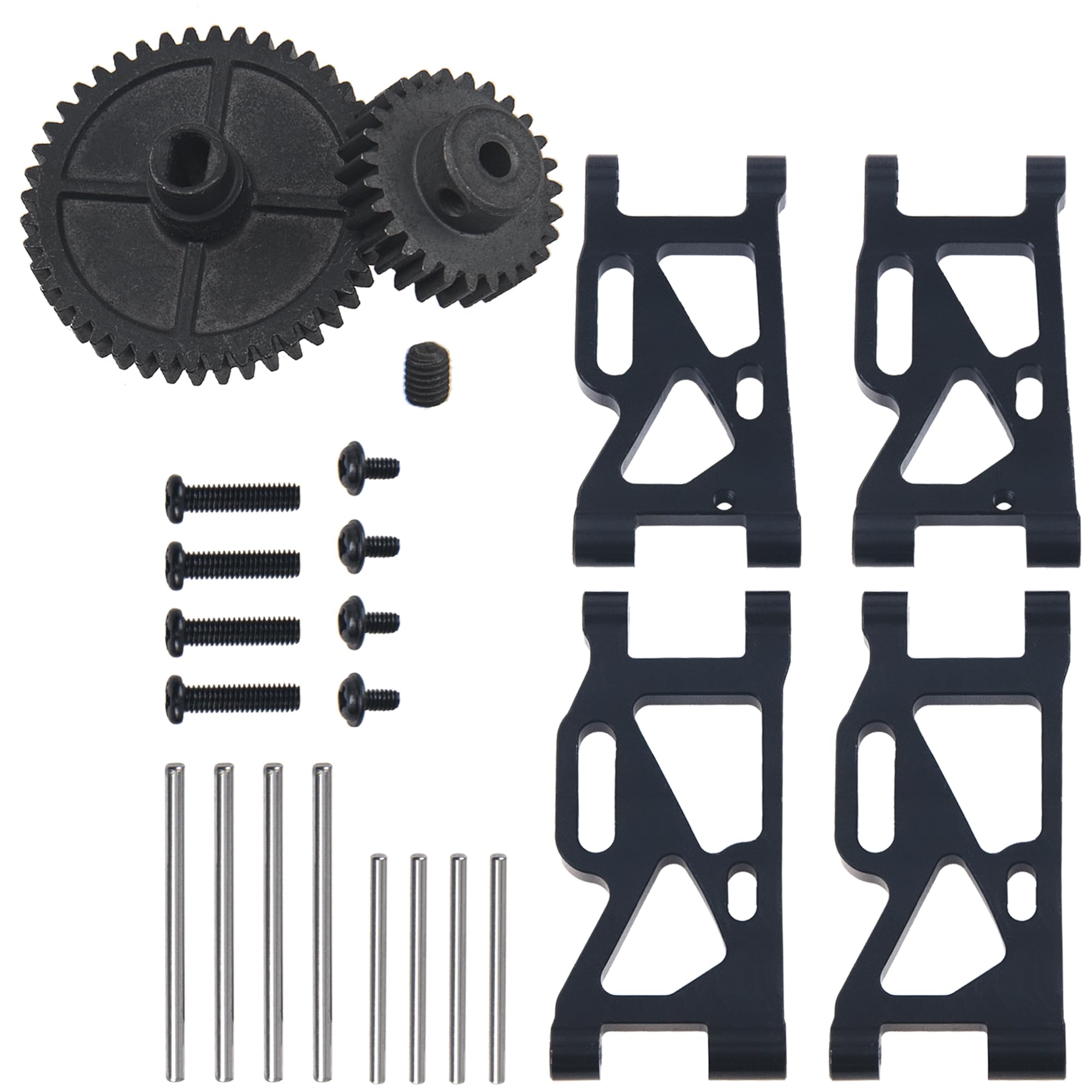 Amazon.com: Metal 44T Diff Gear Reduction Gear & 27T Motor Gear