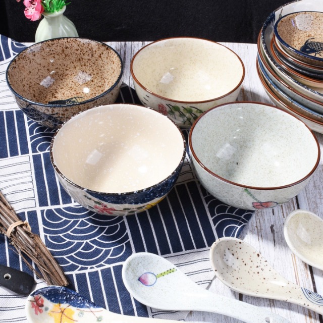 Amazon.com | Whitenesser Japanese Ceramic Rice & Sushi Bowls