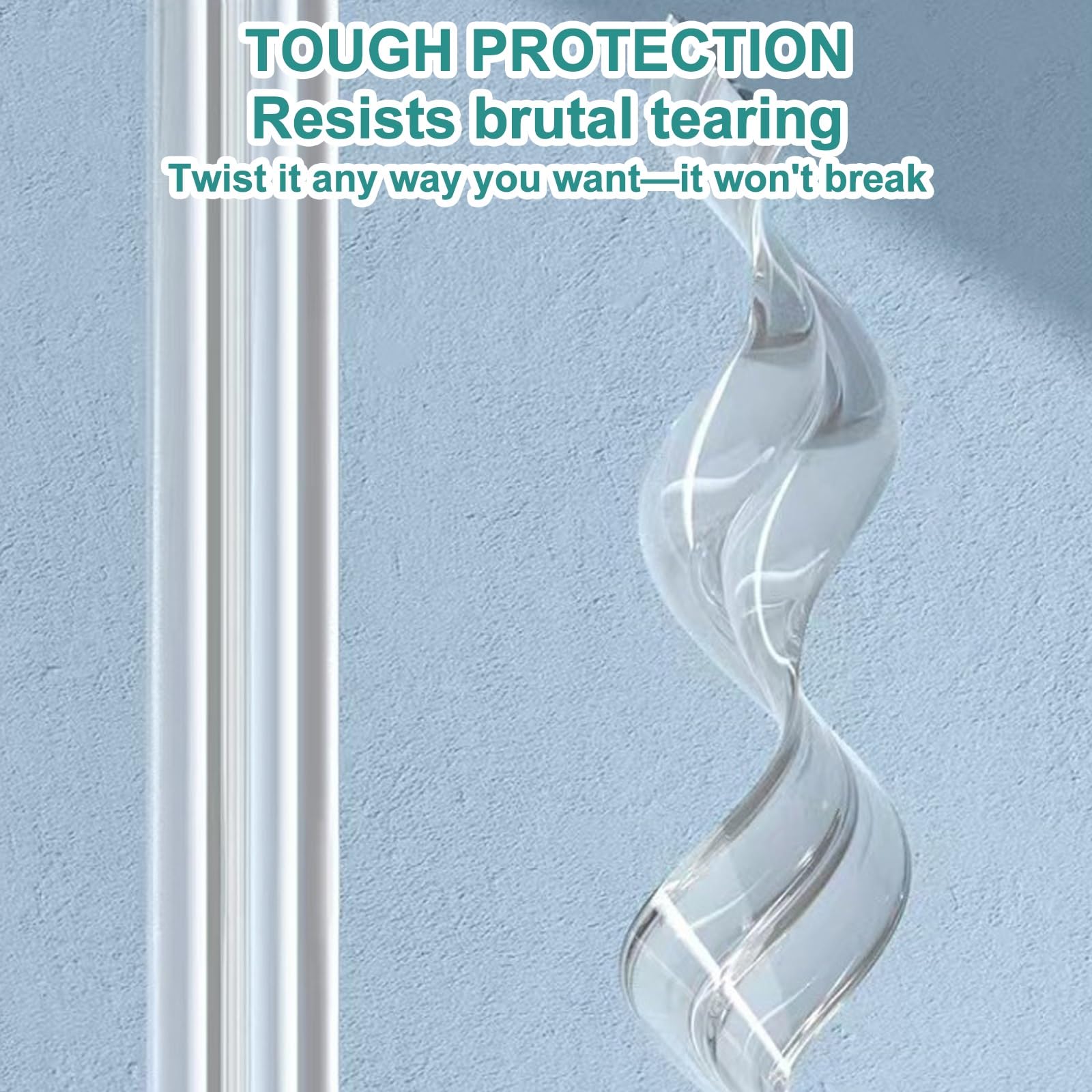 Möbel-Eckenschutz, Kantenschutz, Selbstklebende Stoßstange, transparenter PVC-Tischschrank, mehrere Größen(Width 15mm/0.6in,2m)