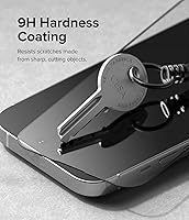 Vista 6 de Ringke Vidrio de cubierta completa [cobertura inastillable] compatible con iPhone 14 Pro protector de pantalla de 6.1 pulgadas, vidrio templado