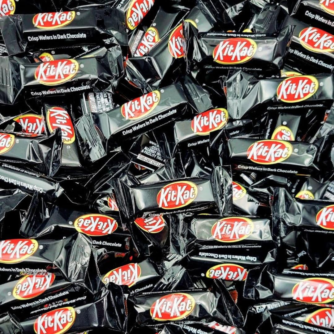 KlT-KAT Crisp Wafers Miniatures, Dark Chocolate Snack Size (2LB)