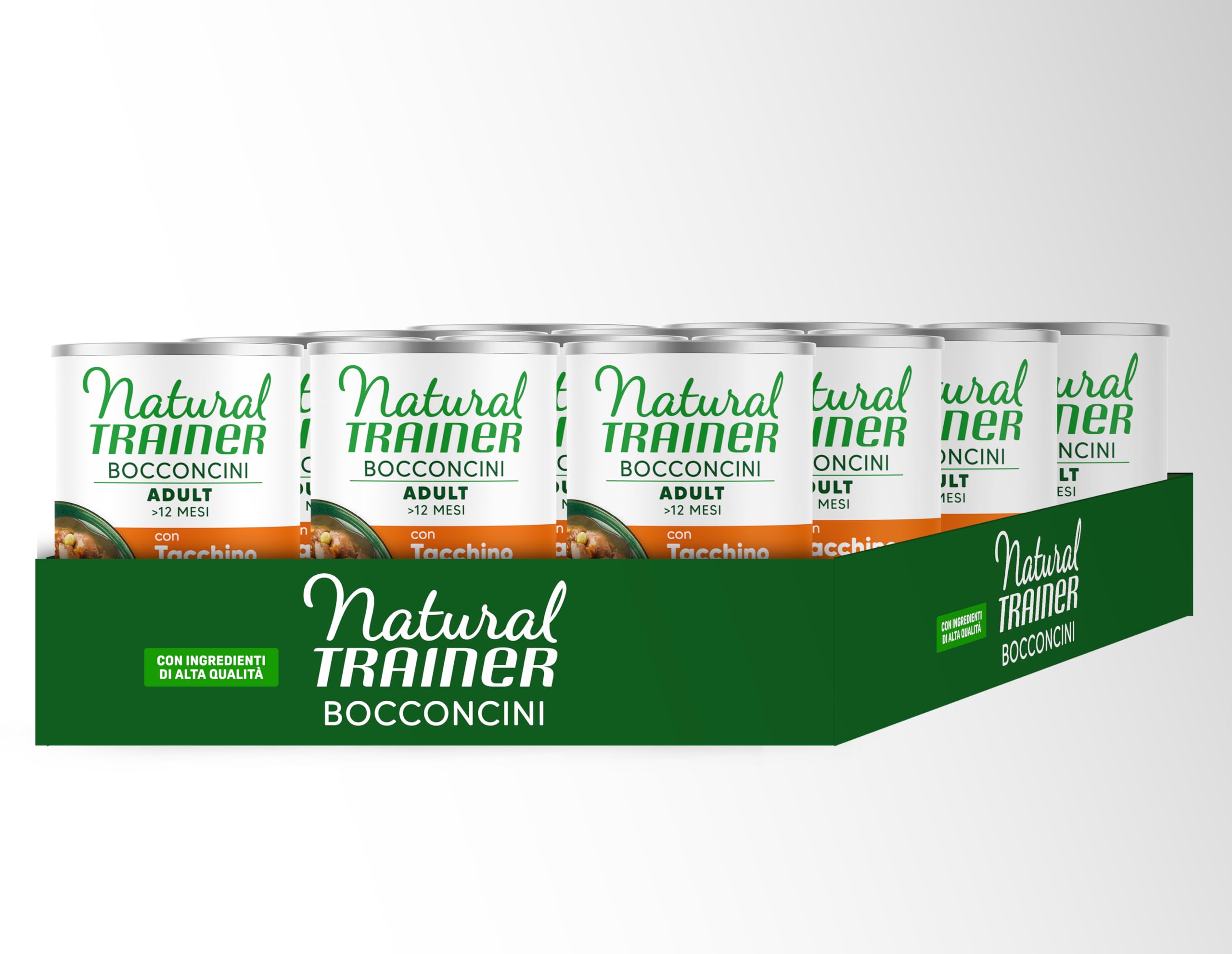 Natural Trainer Bocconcini per Cane Medium & Maxi con Tacchino - 12 x 415g
