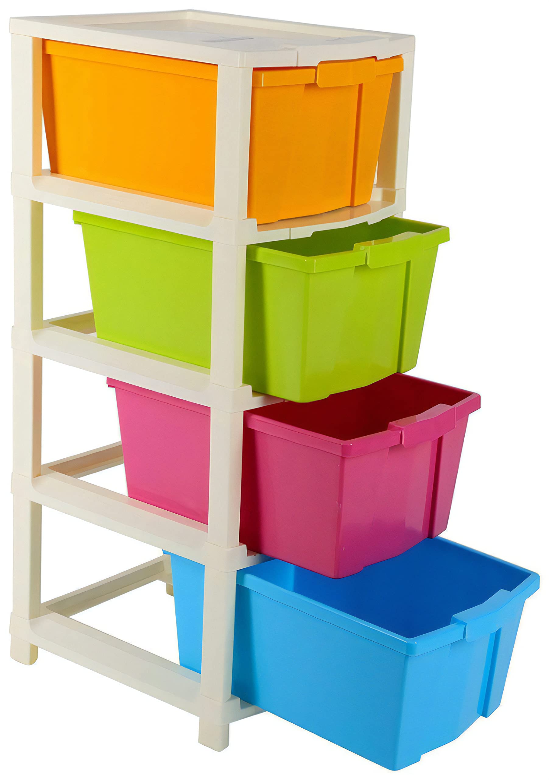 SENAROO Plastic 4 Layer Drawer(Multi)