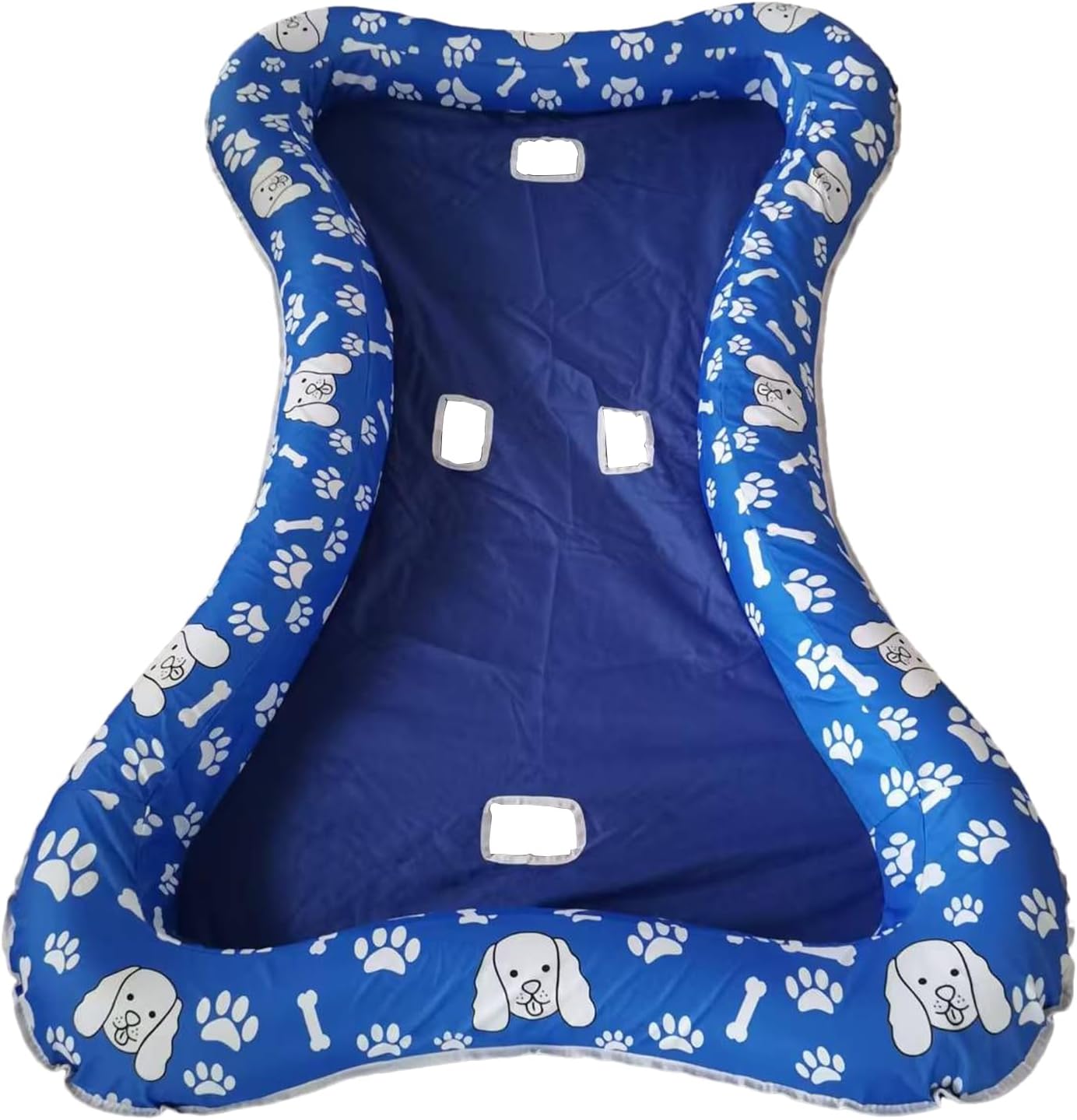 Portable Pet Float Bed, Inflatable Pet Raft, Floating Dog Mat, Dog Pool Float, Quick Drying Fabric, Compact Foldable Design, Perfect for Swimming Pools, Lake Adventures, Beach Holidays