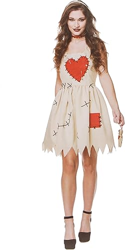 Disfraz de muñeca vudú para mujer