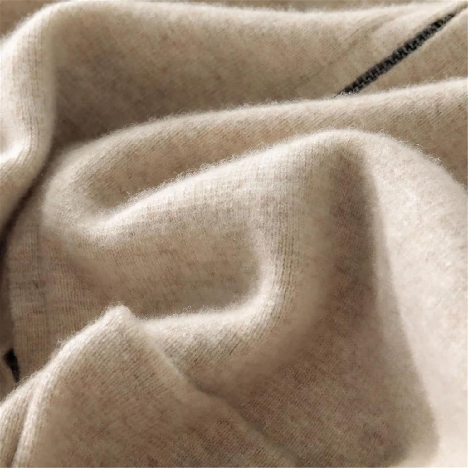 Men's Winter 100 Percent Merino Wool Sweater Cardigan Sweater Clothes Thick Warm Knit Zipper Casual Pullover