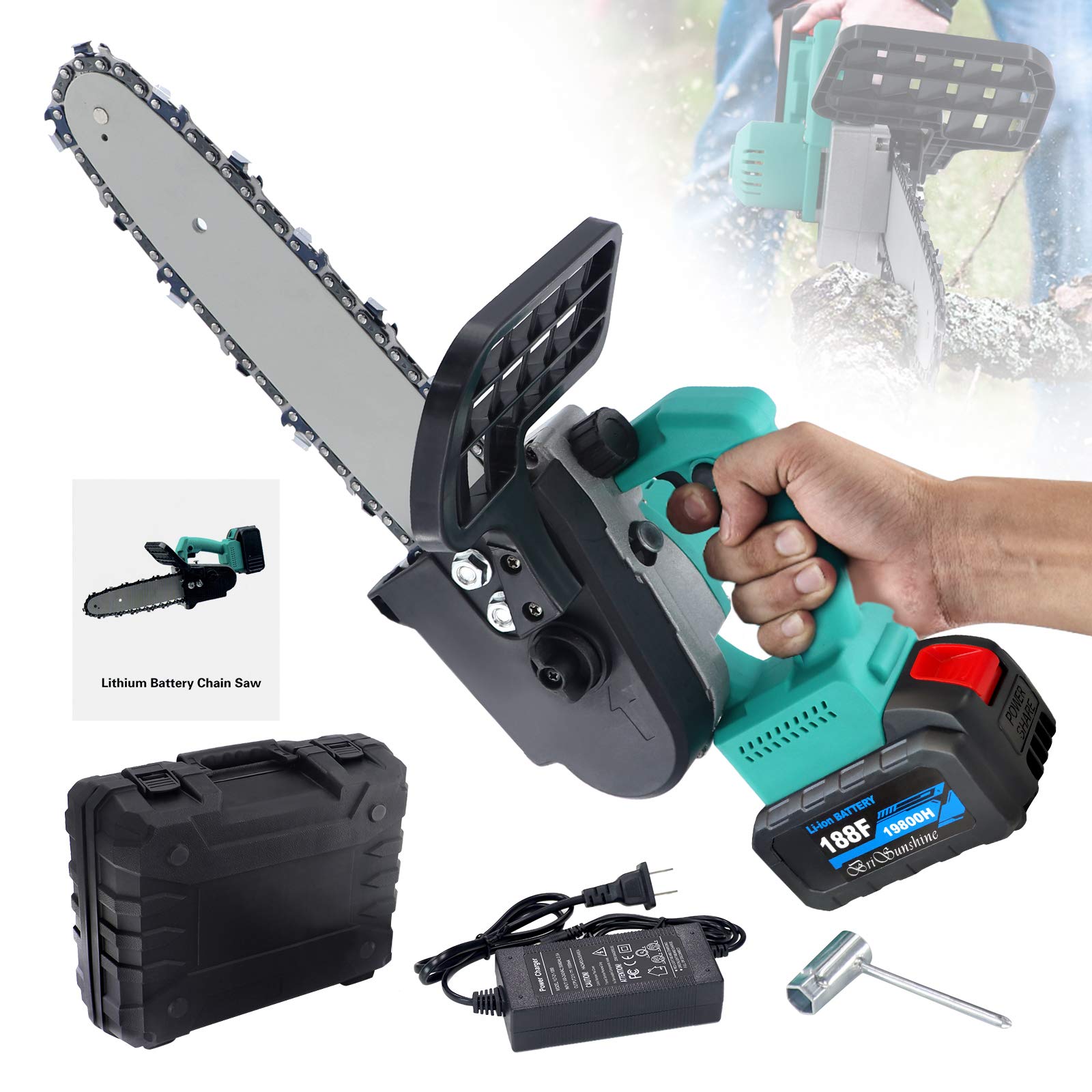 Buy 12 inch Cordless Electric Handheld Chainsaw,700W Mini Power Saw