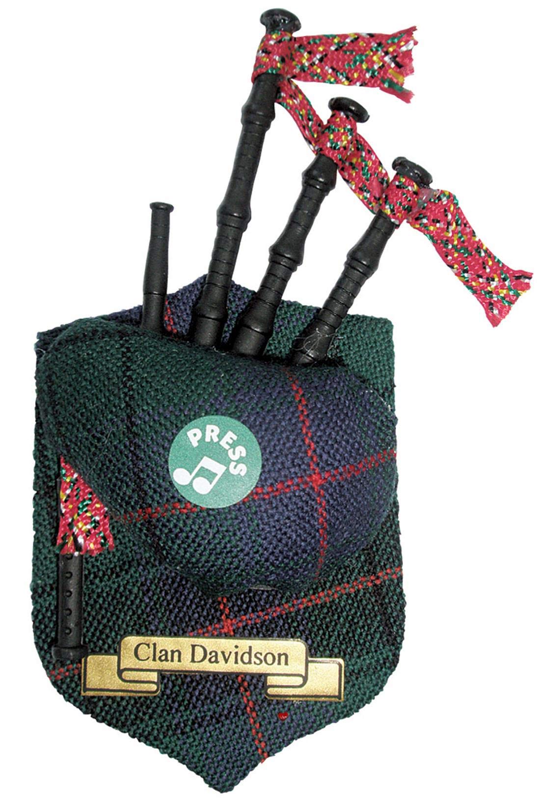 I Luv Ltd Davidson Clan Musical Bagpipe Fridge Magnet, Made In Scotland