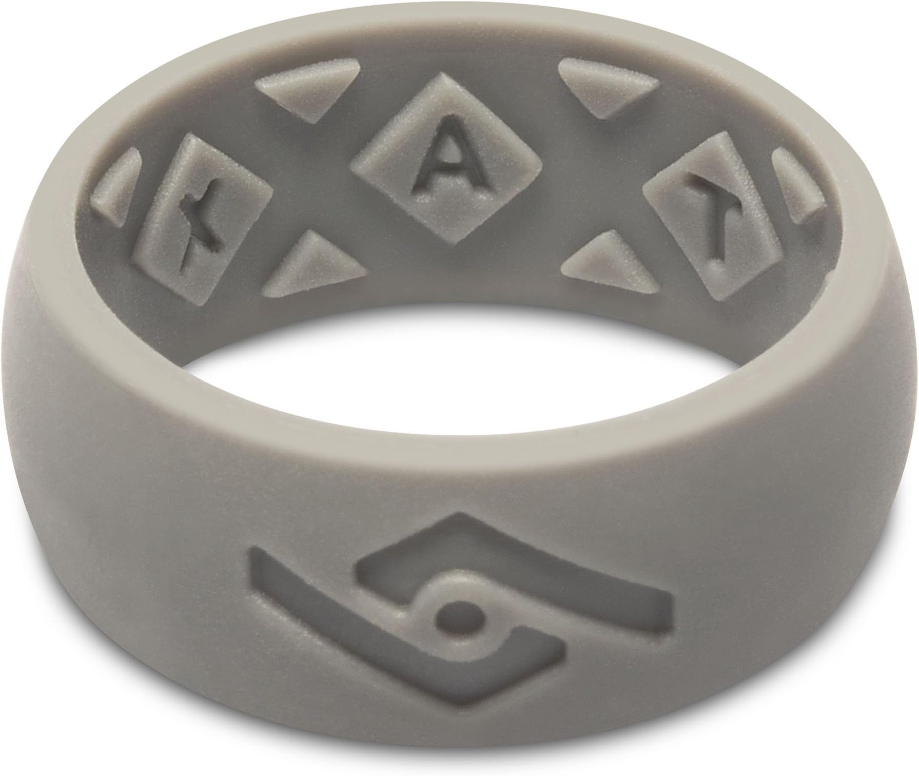 Fixate FX8 X-Vent Light Gray Ring Size 10 Silicone Wedding Band