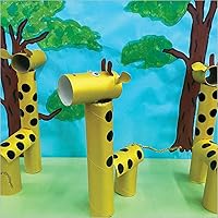 Vista 6 de 54 tubos de papel de cartón para manualidades, rollos de papel kraft grueso de 10 x 1.5 pulgadas para aulas, proyectos, bricolaje, artes