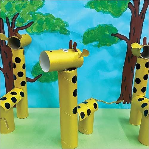 Miniatura 6 de 54 tubos de papel de cartón para manualidades, rollos de papel kraft grueso de 10 x 1.5 pulgadas para aulas, proyectos, bricolaje, artes y