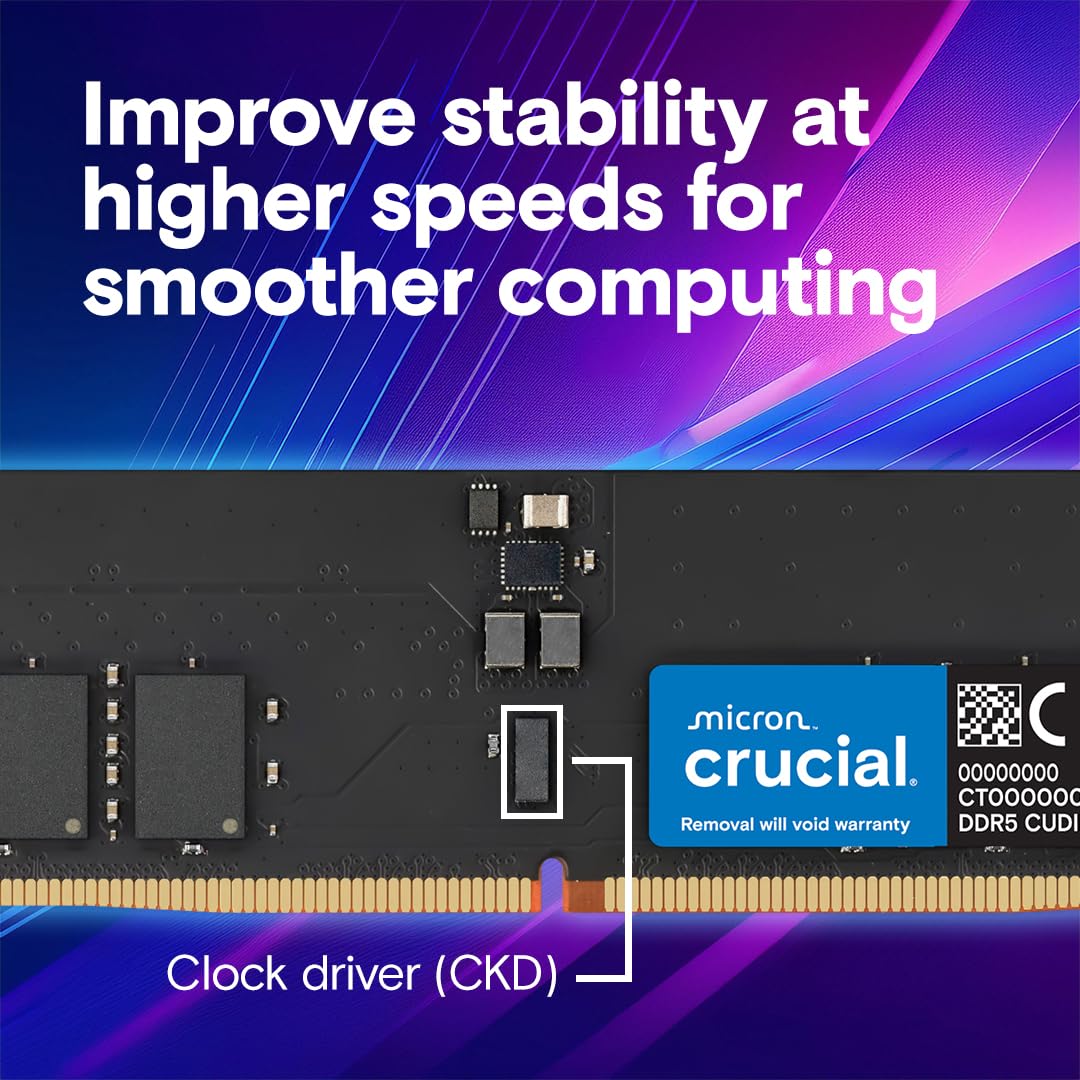 Amazon.in: Buy Crucial 16GB DDR5-6400 CUDIMM CL52 Online at Low